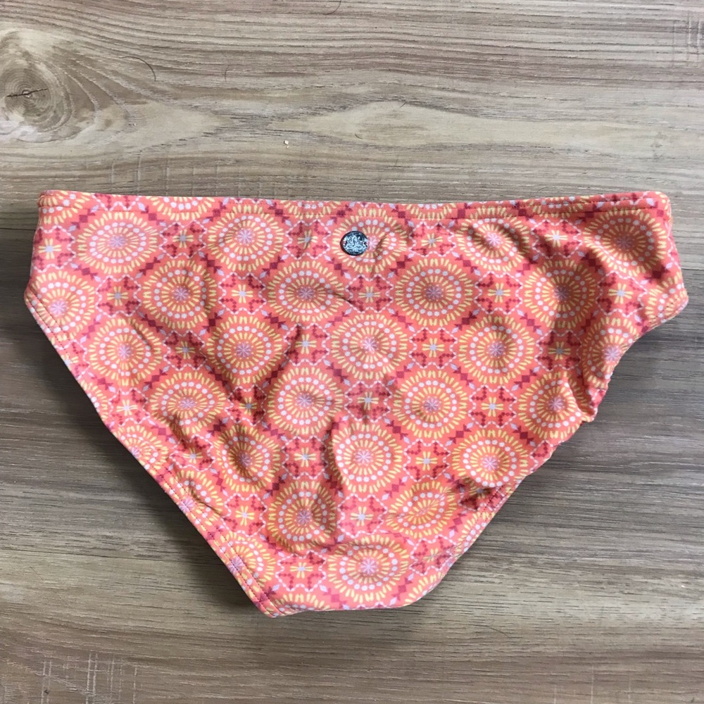 Prana bikini small bottoms orange paisley swim